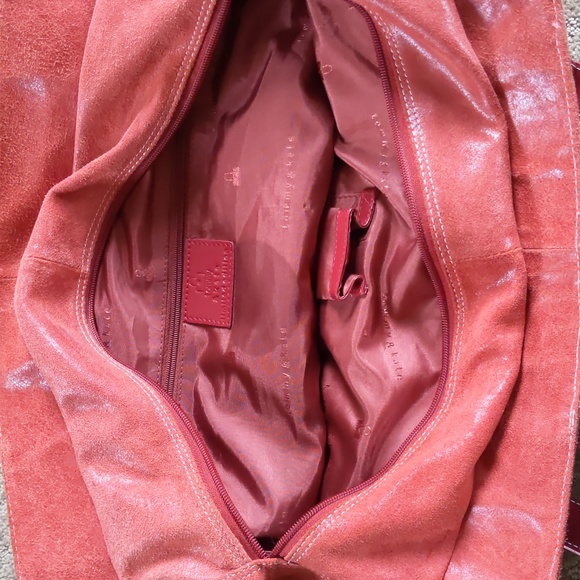 Tommy & Kate Red Leather Bag, - Picture 10 of 14